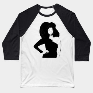 Phyllis Hyman Halftone Baseball T-Shirt